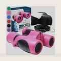 Think Peak Pink Binoculars Science Toy for Kids Ages 3-12 Years - Real Compact Outdoor Adventure & STEM Educational Nature Hiking Explorer for Bird Watching, Camping Children’s Birthday Gift