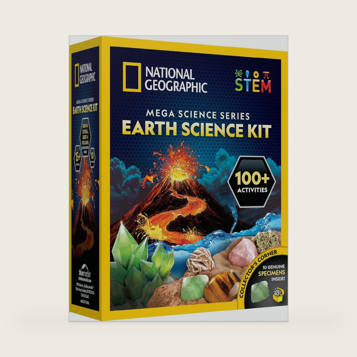 National Geographic Earth Science Kit with 100+ Activities for Kids 8-12