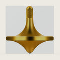 Stainless Steel Spinning Top,Exquisite EDC Fidget Toy (Bronze, L)
