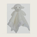 Apricot Lamb Stuffed Animals Soft Security Blanket White Lamb Plush 14''