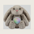 BEREST Baby Sleep Soother Bedtime Bunny with Starry Projector Night Light, Plush Stuffed Animal for Newborn Infants, Lullaby Music, White Noise, Mother's Heartbeat for Boys & Girls Shower Gifts