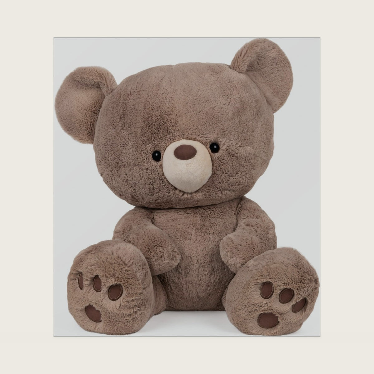 Kai Teddy Bear, Premium Plush Toy Stuffed Animal for Ages 1 & Up, Taupe/Light Brown, 23"