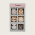 Pusheen Comic Collector I Love Kitties Set of 6 Plush Stuffed Animal Cats, 2"
