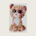 2005076 Lainey Leopard - Beanie Boos Stuffed Animal, Multicoloured, 15cm