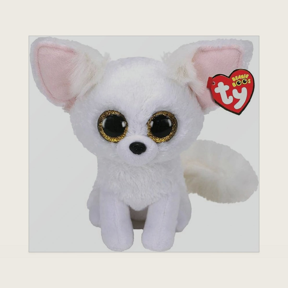 UK Ltd 2005069 Phoenix Fox - Beanie Boos Stuffed Animal, Multicoloured, 15cm