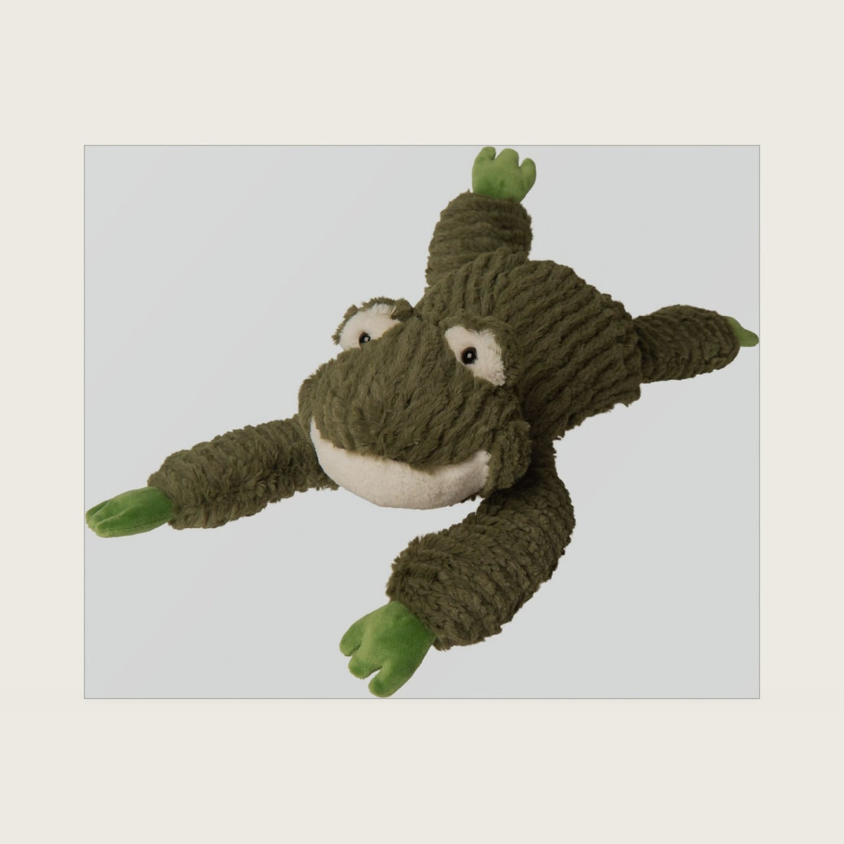 Mary Meyer Stuffed Animal Cozy Toes Soft Toy, 17-Inches, Frog