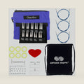 ChiaoGoo Twist Shorties Blue 2 & 3 Inch 7230-S Interchangeable Set