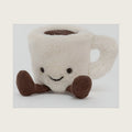 Amuseables Espresso Cup Coffee Stuffed Toy, 4 inches - Drink Plush - Fun Gift Idea