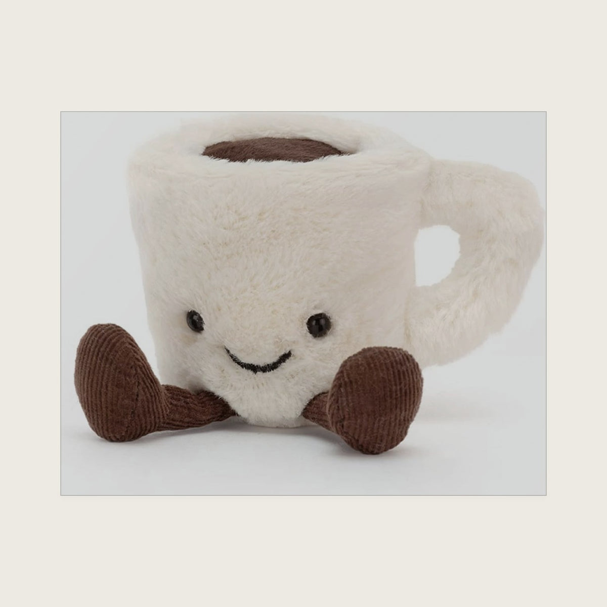 Amuseables Espresso Cup Coffee Stuffed Toy, 4 inches - Drink Plush - Fun Gift Idea