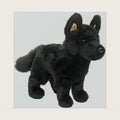 Harko Black German Shepherd Dog Plush Stuffed Animal