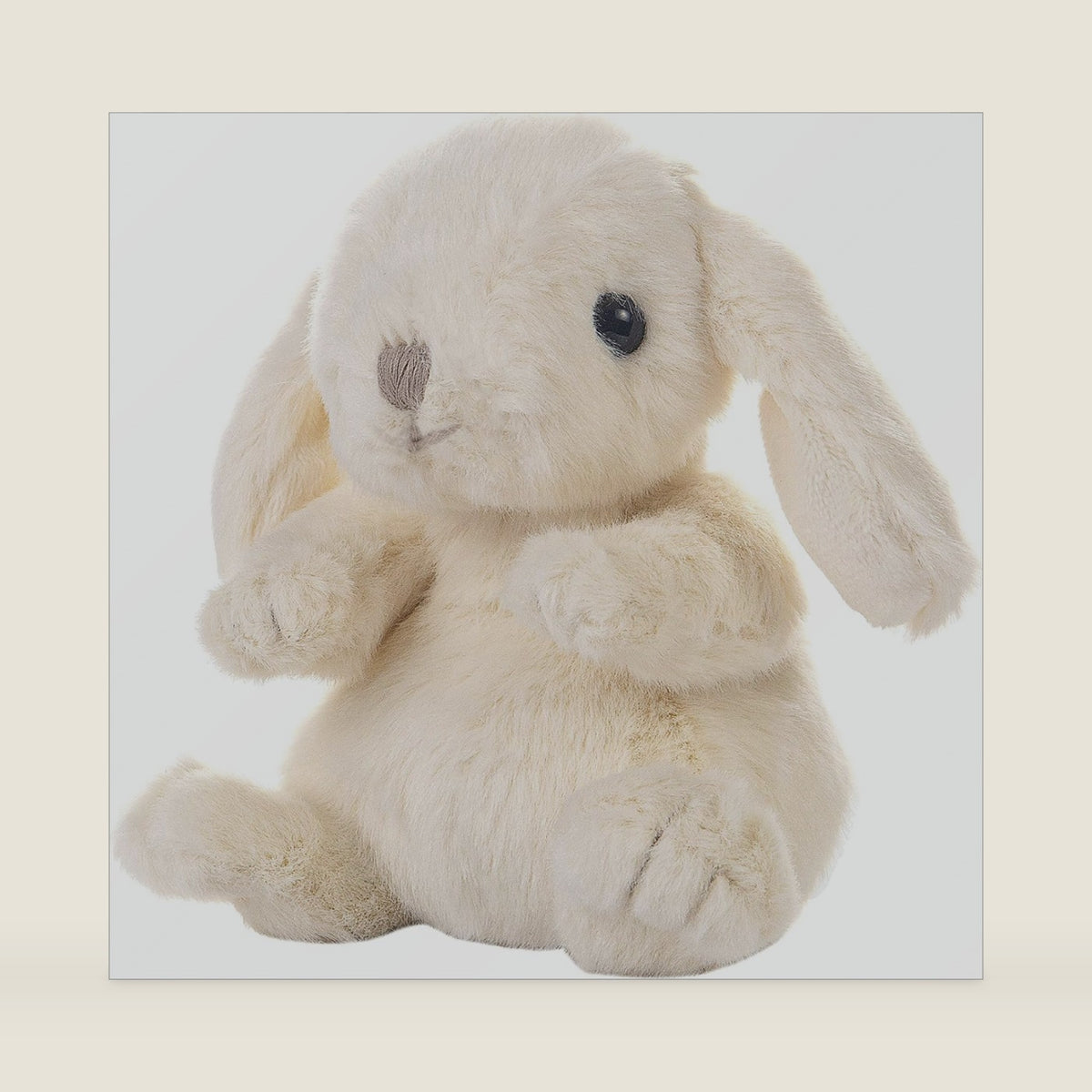 Cream Bunny/Rabbit Stuffed Animal Plush Soft Toy 6-Inch