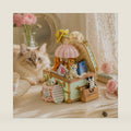 Cat Music Box for Girls, Cute Wind-Up Musical Keepsake Gift, for Daughter, Wife, Girlfriend, Sister, Granddaughter, Birthday Christmas Friendship Gift, Plays Castle in the Sky