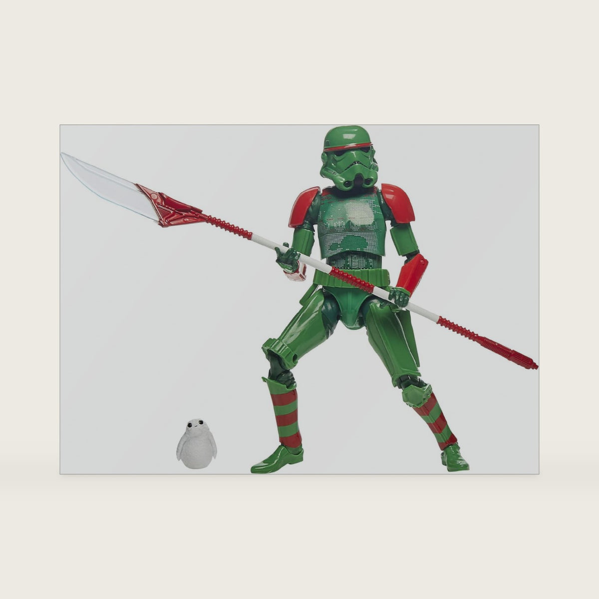 STAR WARS The Black Series Imperial Stormtrooper (Holiday Edition) Toy with PORG, 6-Inch-Scale Holiday-Themed Collectible Action Figures (Amazon Exclusive)