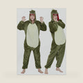 Adult Dinosaur Onesie Costume Outfit Women T-rex Animal Pajama Halloween Unisex