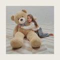 MaoGoLan Big Teddy Bear 55 inches Giant Bear Stuffed Animals Large Plushies Life Size Teddy for Children Adults