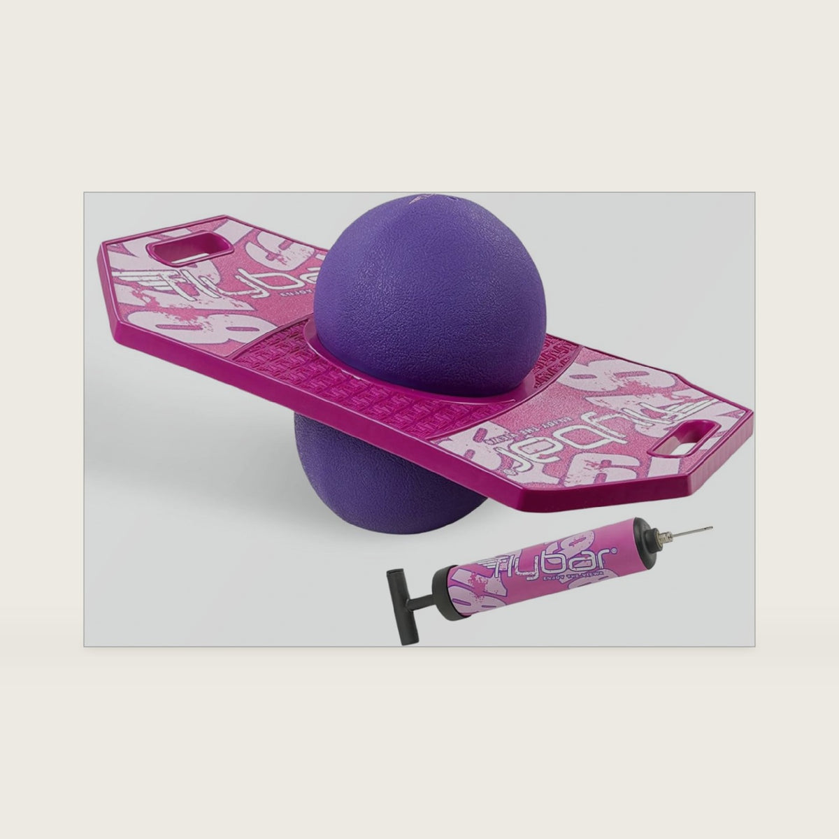 Flybar Pogo Trick Ball for Kids, Indoor & Outdoor Balance Bounce Board Toy