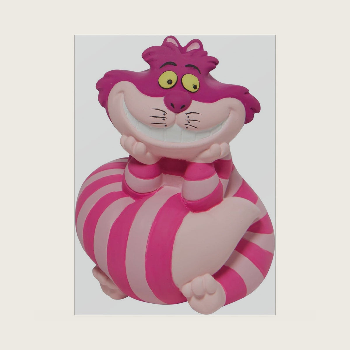 Showcase Alice in Wonderland Showcase Cheshire Cat Miniature Figurine, 2.68 Inch, Multicolor