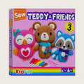 KRAFUN Teddy, Raccoon & Owl Sewing Kit for Kids Ages 7-12
