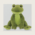 Bearington Ribbity Plush Frog Stuffed Animal - 8.5" Realistic Soft Green Tree Body Frog Plushie with Beanbag Weight and Upright Pose - Lifelike Toad Stuffed Animal Toy Gift for Kids and Nature Lovers