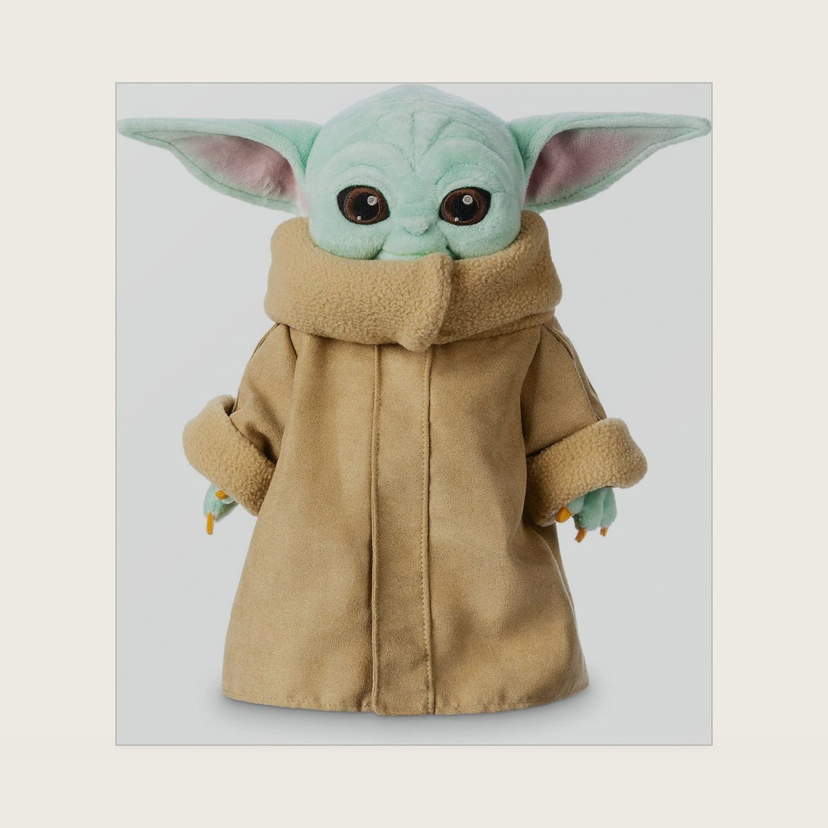 Store Baby Yoda Plush - Official Grogu Stuffed Toy from The Mandalorian - Soft and Snuggly Baby Yoda Plush with Embroidered Features - Perfect Cuddly Galactic Companion for Fans.