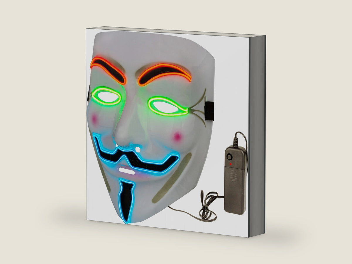 Diximus V for Vendetta Mask Anonymous Guy Fawkes Halloween Mask Hacker