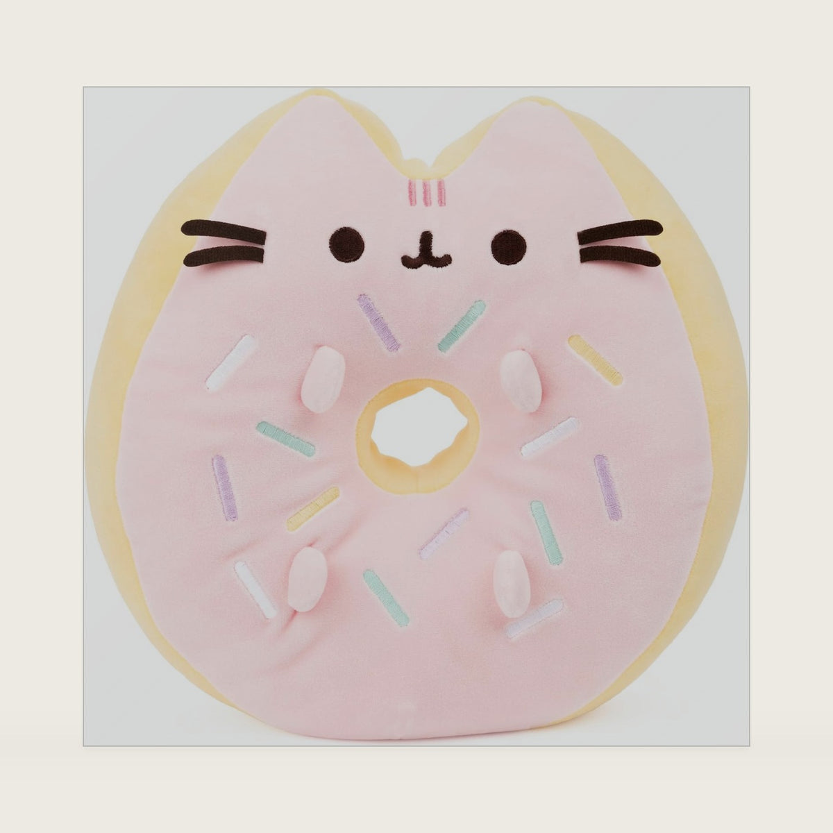 Pusheen Sprinkle Donut Squisheen 12-Inch Squishy Plush; Ages 8+
