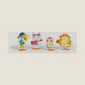 44 Cats – Pack of 4 Articulated Figures, Characters of Lampo, Meatball, Pilou and Milady- 8 cm