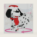 Twerking Dog Toy Booty Shaking Walking Santa Claus Puppy Musical Animated Christmas Plush Santa Singing and Dancing Stuffed Animals Dog-English Song