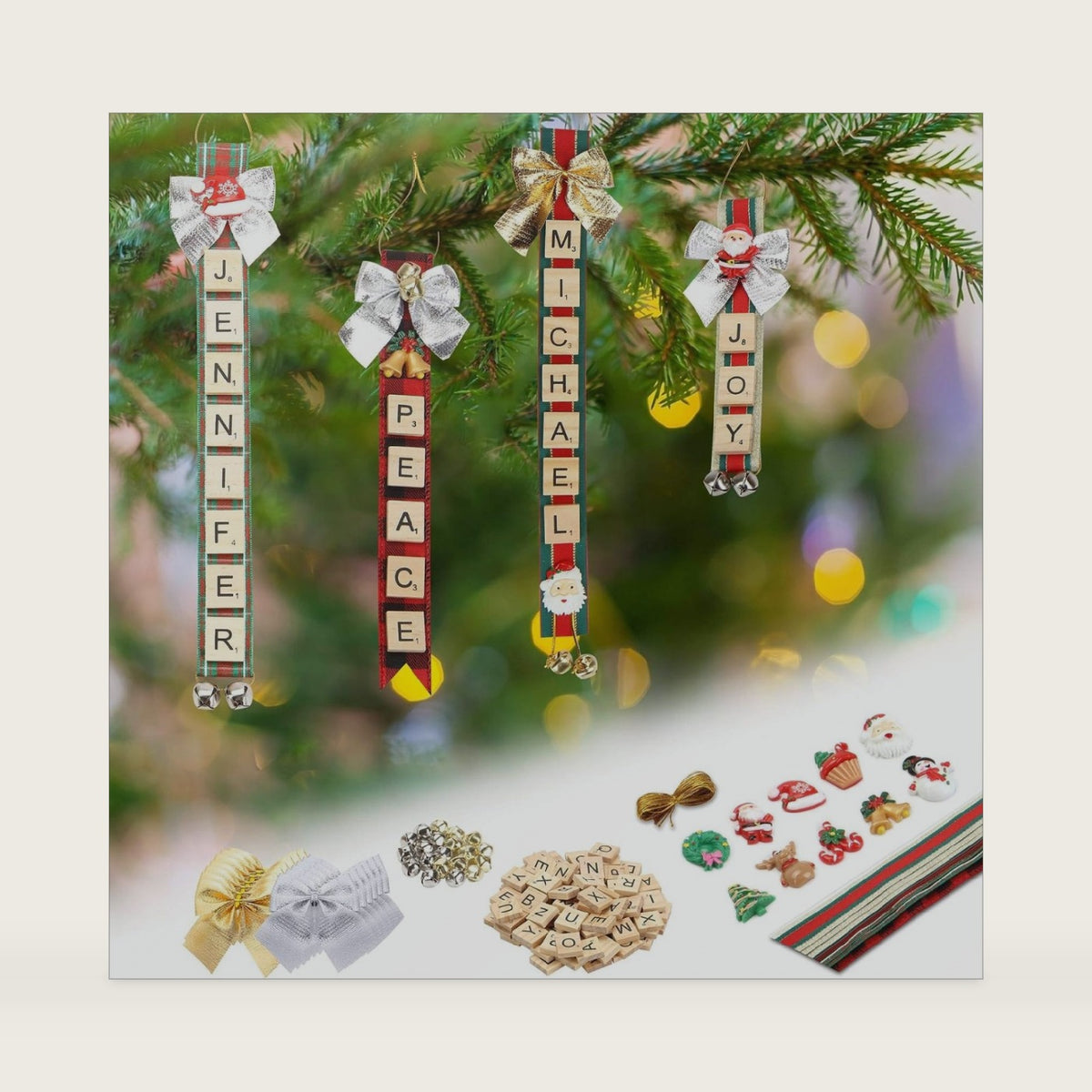 Christmas Ornament Crafts Kit, DIY Personalized Ornaments - Classic