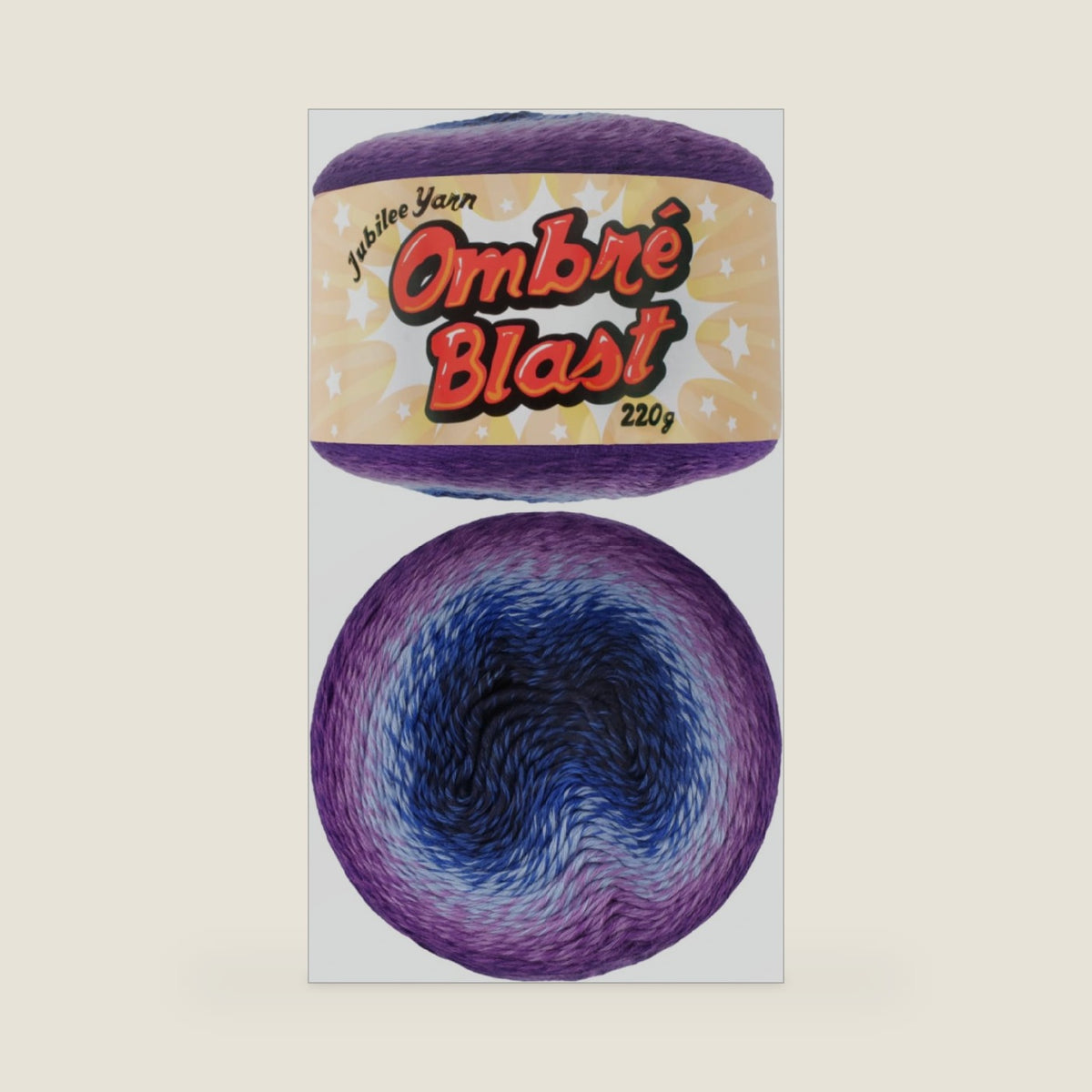 JubileeYarn Ombré Blast Yarn - Shadowthrone - 1 Cake