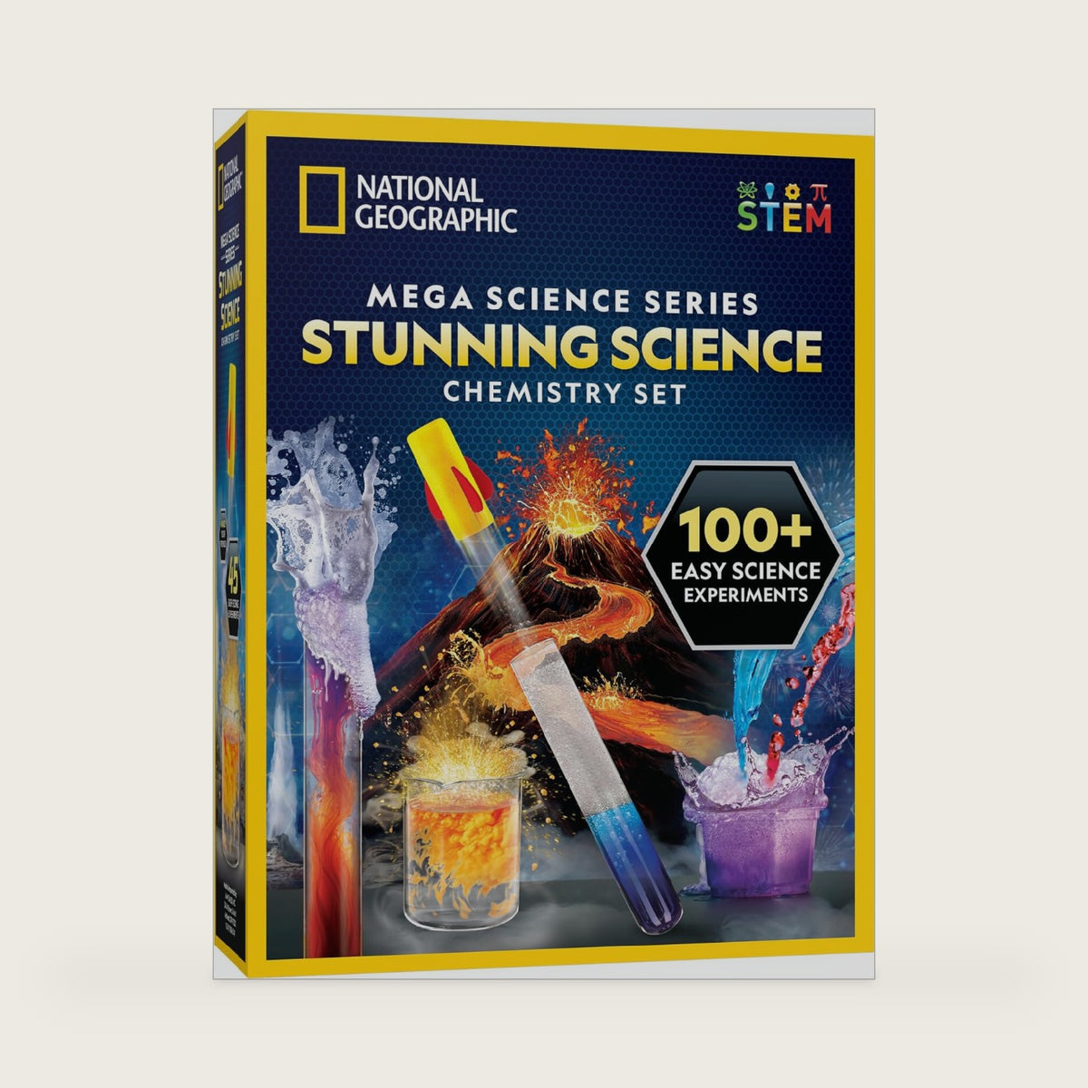 National Geographic Chemistry Set with 45 Experiments for Kids 8-12