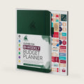 Clever Fox Biweekly Budget Planner, Financial Book Organizer Dark Green