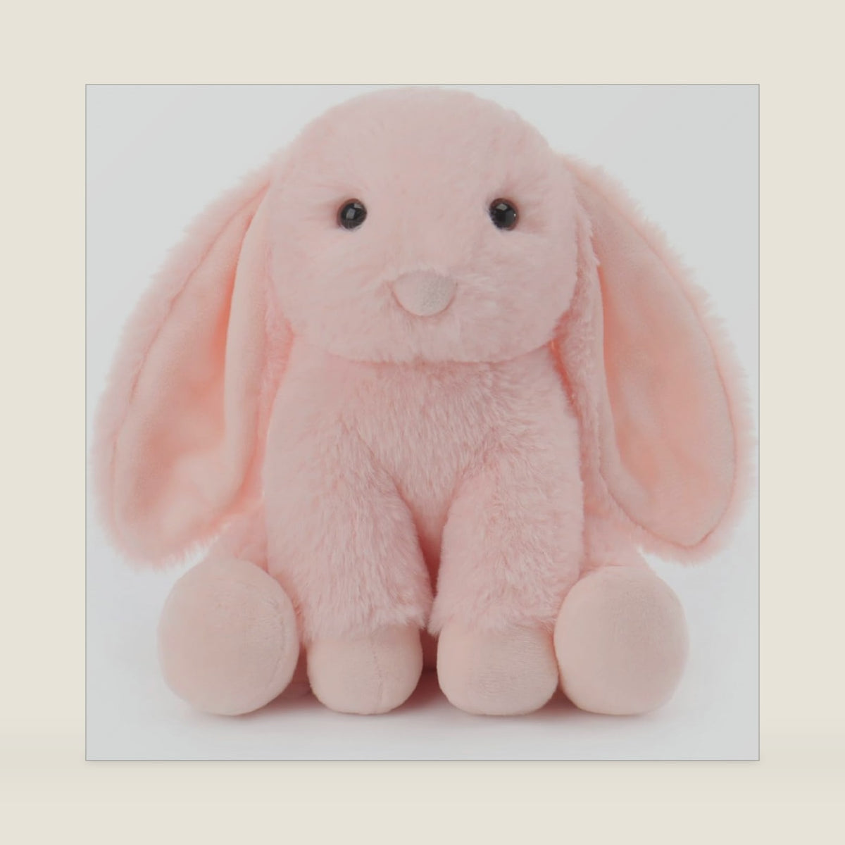 Apricot Lamb Toys Plush Pink Bunny Rabbit Soft Stuffed Animal Fluffy 8''