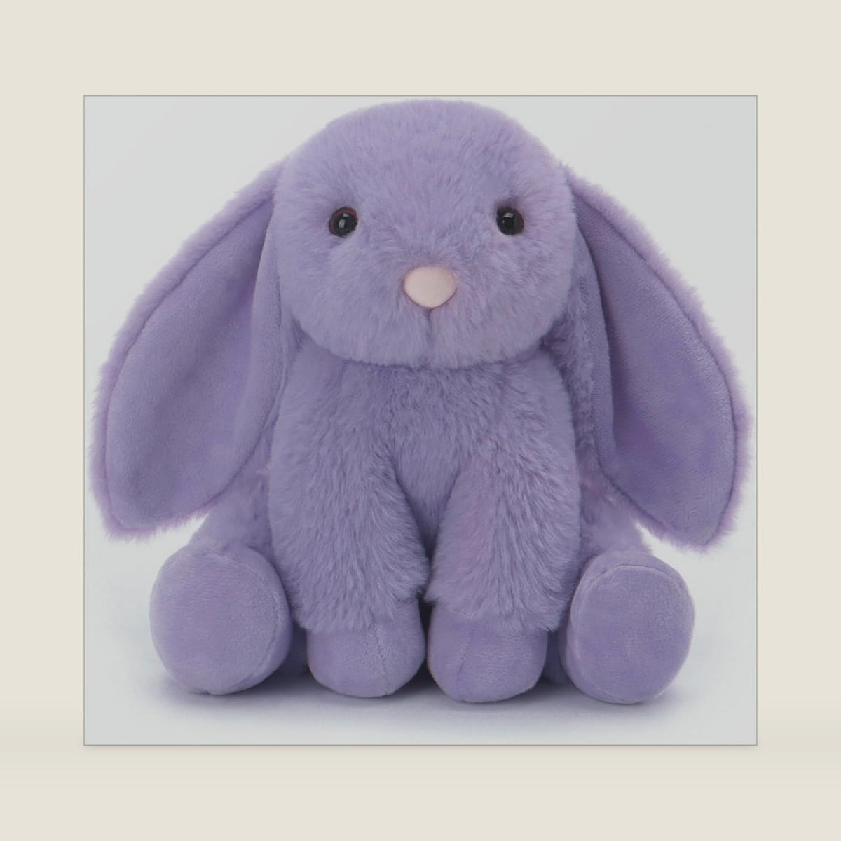 Apricot Lamb Toys Plush Purple Bunny Rabbit Soft Stuffed Animal 8''