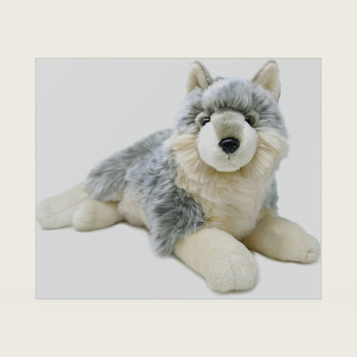 TigerHart Whitaker The Wolf - 14 Inch Stuffed Animal Plush Dog