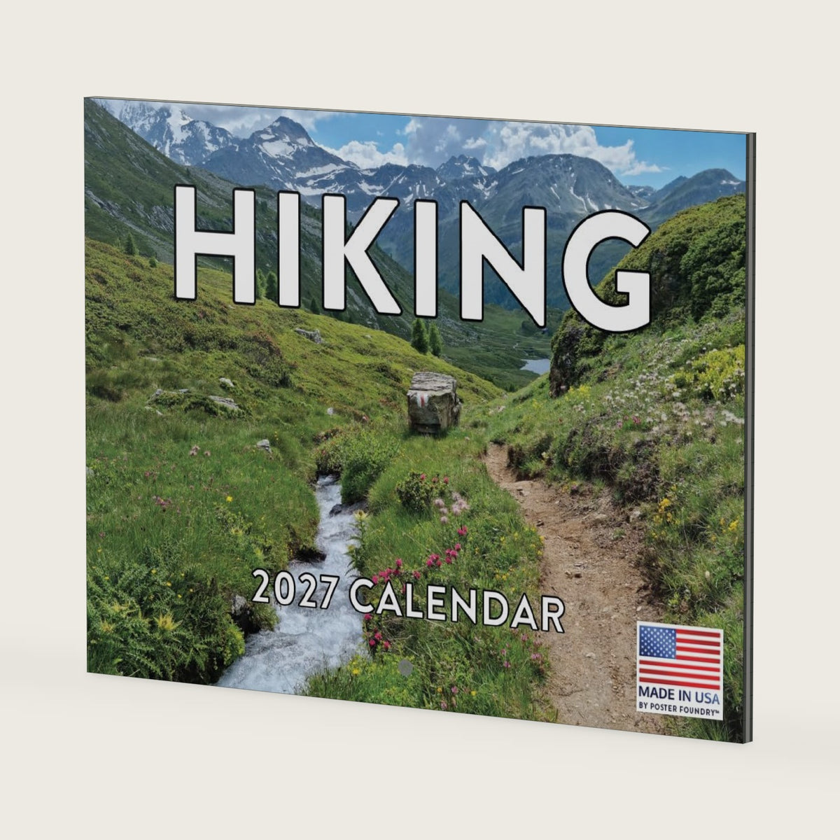 Hiking Calendar 2027 Trails Monthly Wall Calender 12 Month