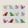 Miniature Bird Decorative Figurines 12 Pcs Mini Bird Dollhouse Figurines Accessories Fairy Garden Decoration Plant Flower Pots Ornaments