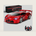 Remote Control Car Rechargeable High Speed 1/18 RC Cars Toys for Boys Girls Vehicle Racing Hobby with Headlight Christmas Birthday Gifts for Kids (Red)