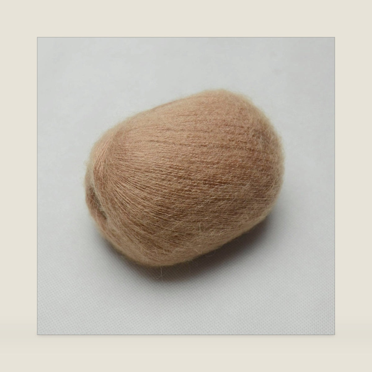 Luwigs 38g/Skein Mohair Yarn for Knitting,Soft Mohair Long Angora Wool Yarn for DIY Scarf Crochet Thread Supplies (One Skein, Khaki)