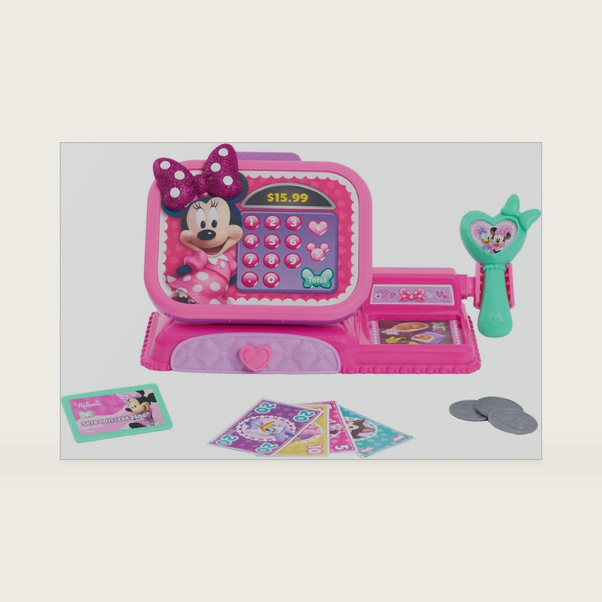 Disney Junior Minnie Mouse Bowtique Cash Register with Sounds