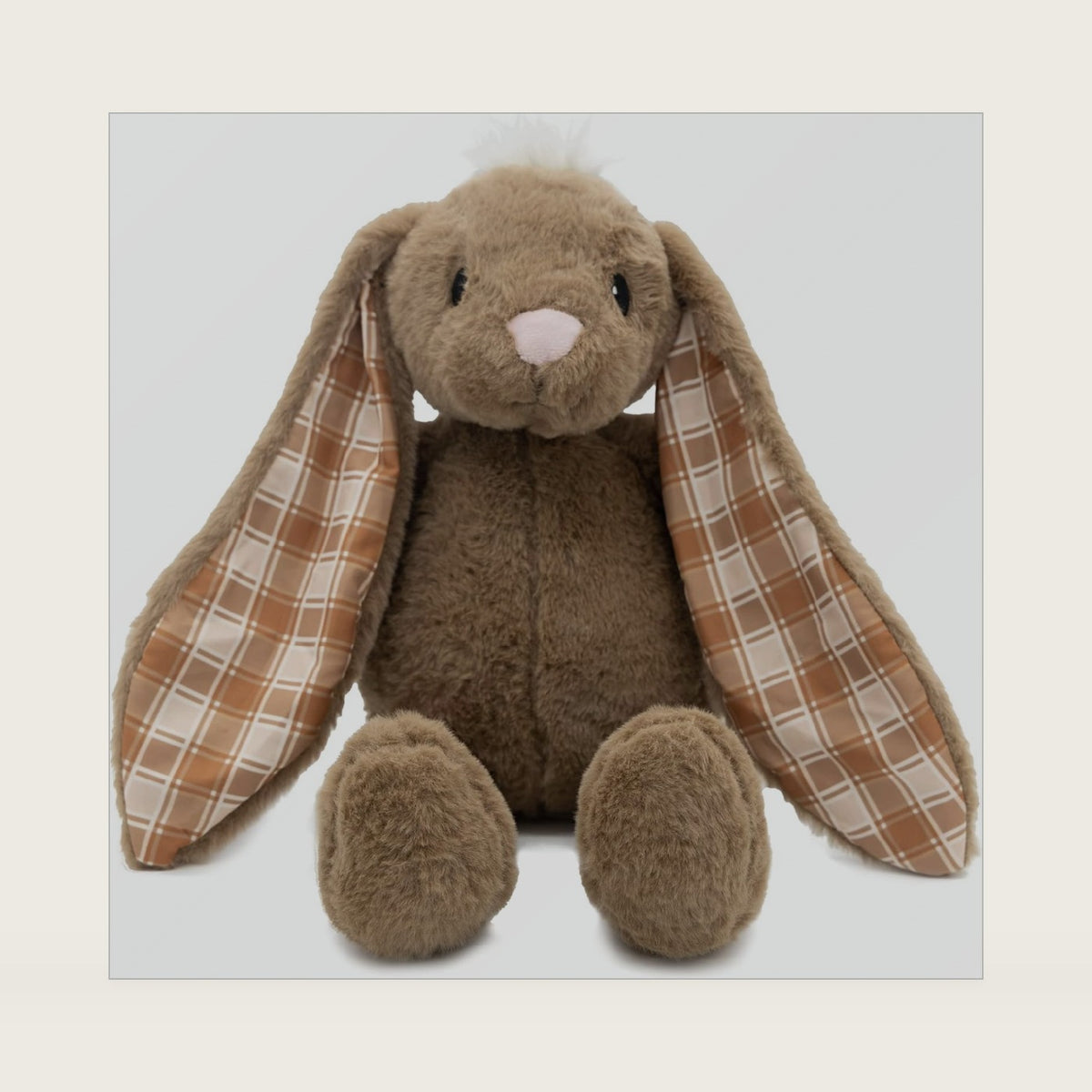 Plushible Bunny Stuffed Animal for Kids, 18" (Brown) – Plush Toy