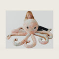 IKASA 30" Giant Octopus Stuffed Animal, Super Soft, Zipper-Free Plush