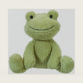 Apricot Lamb Toys Plush Velvet Frog Soft Stuffed Animal for Kids Green 9''