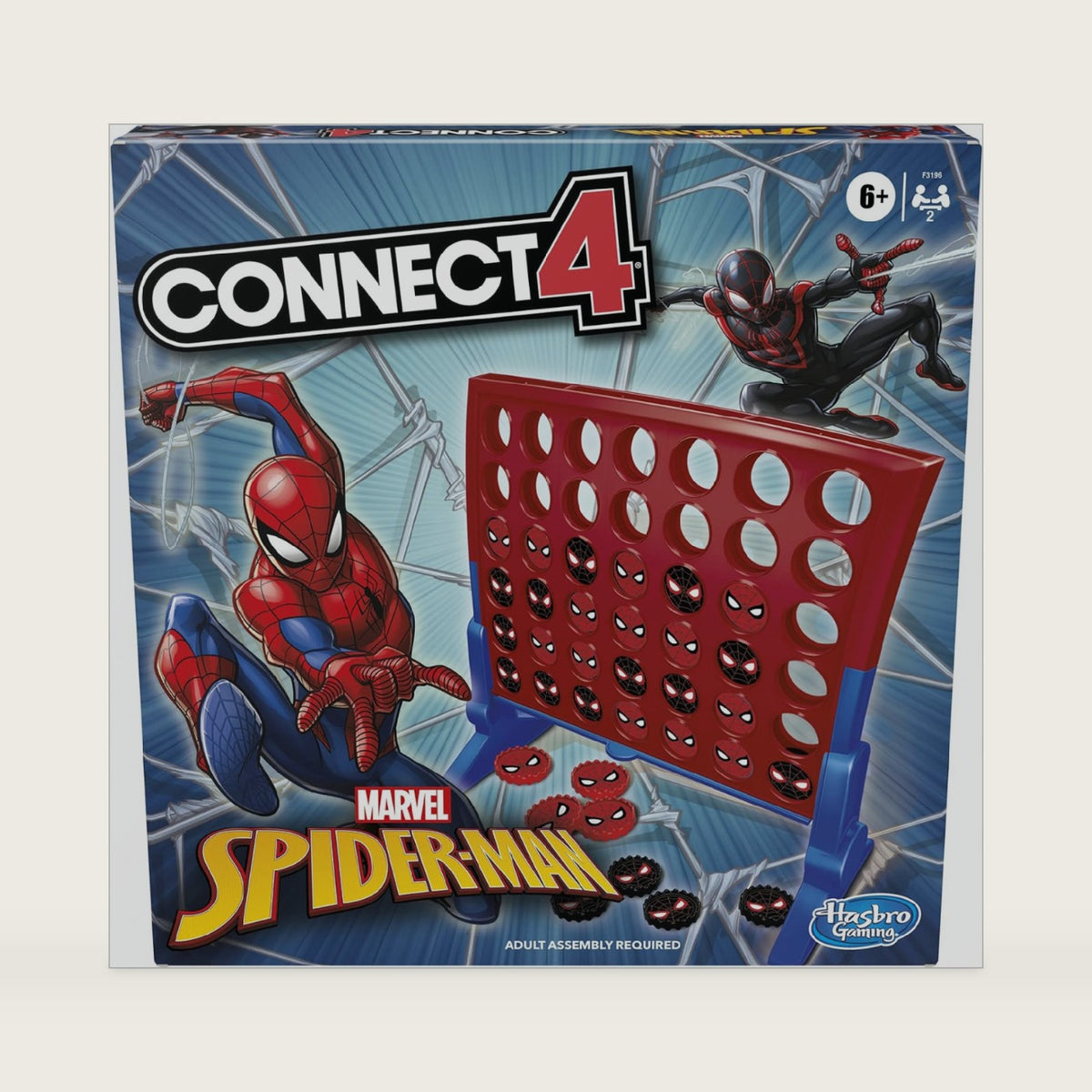 Hasbro Gaming Connect 4 Marvel Spider-Man Edition, Strategy Board Game for 2 Players, Ages 6 and Up (Amazon Exclusive)