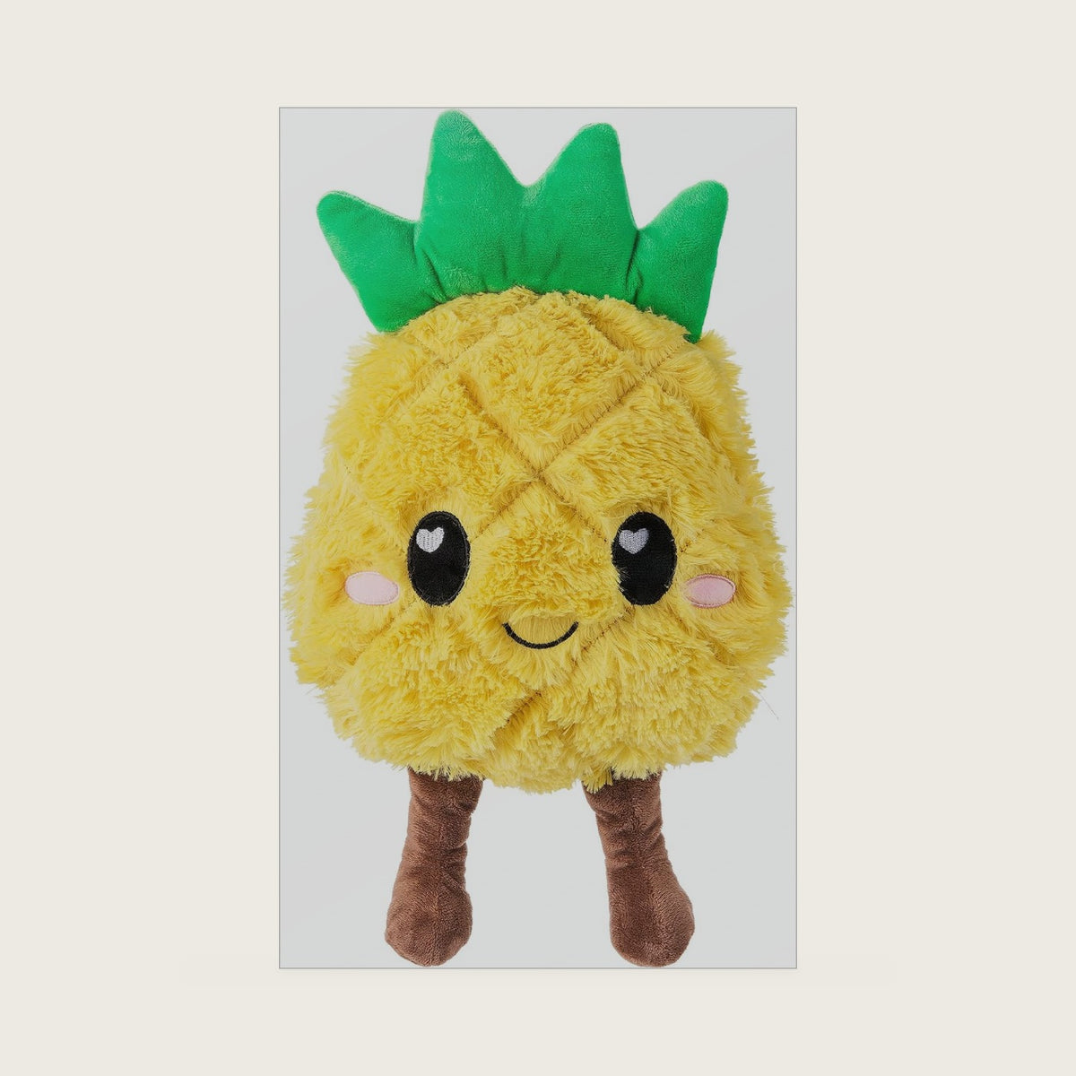 Pineapple Microwavable Unscented Heating Pad for Women and Kids- Cute Soft Cozy Pillow Plush Heatable Warm Stuffed Animals - Hot and Cold Plushie Food Toy - Pineapple Gifts for Girls and Boys