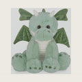 Bearington Collection Burnie Plush Dragon Stuffed Animal, 10.5 Inch