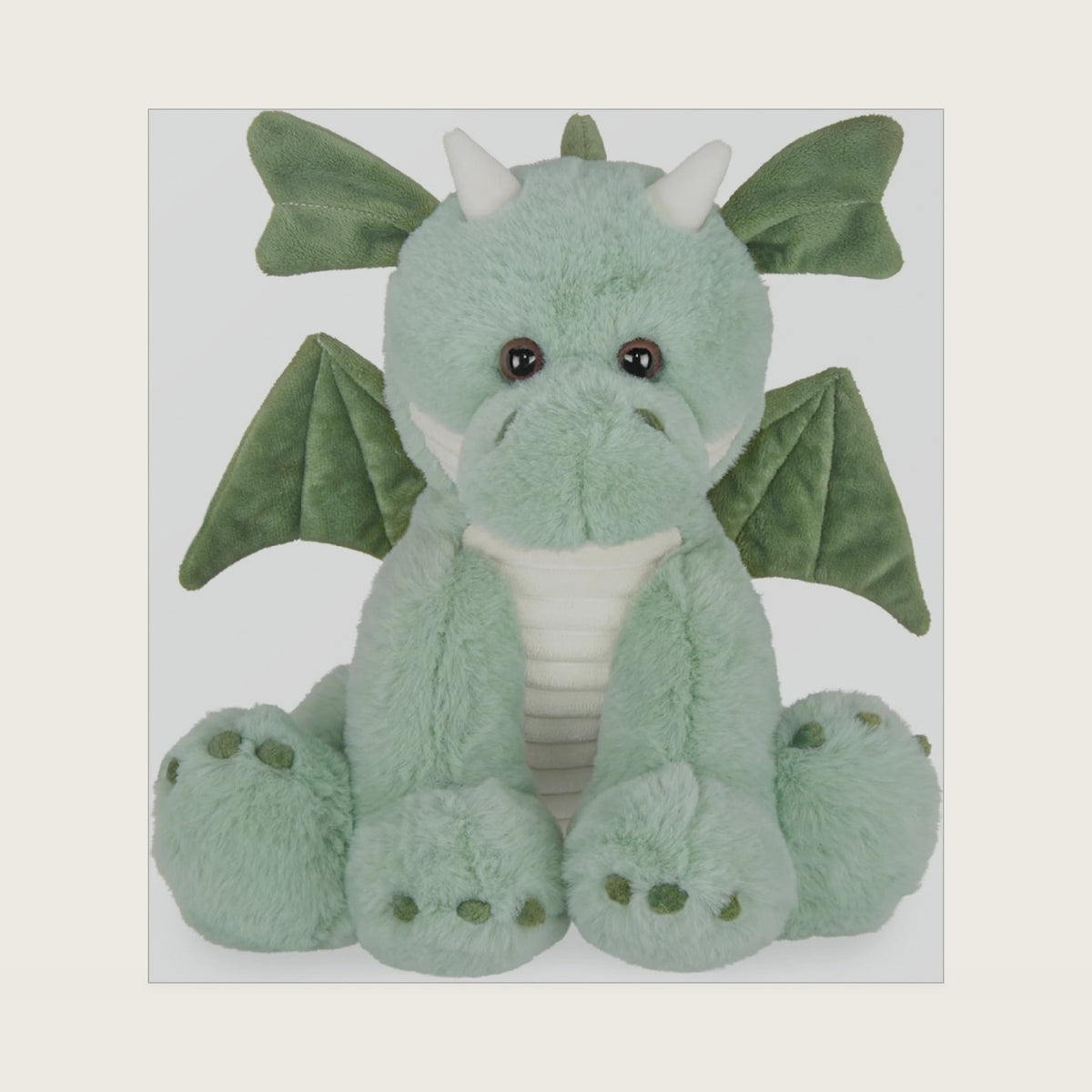 Bearington Collection Burnie Plush Dragon Stuffed Animal, 10.5 Inch