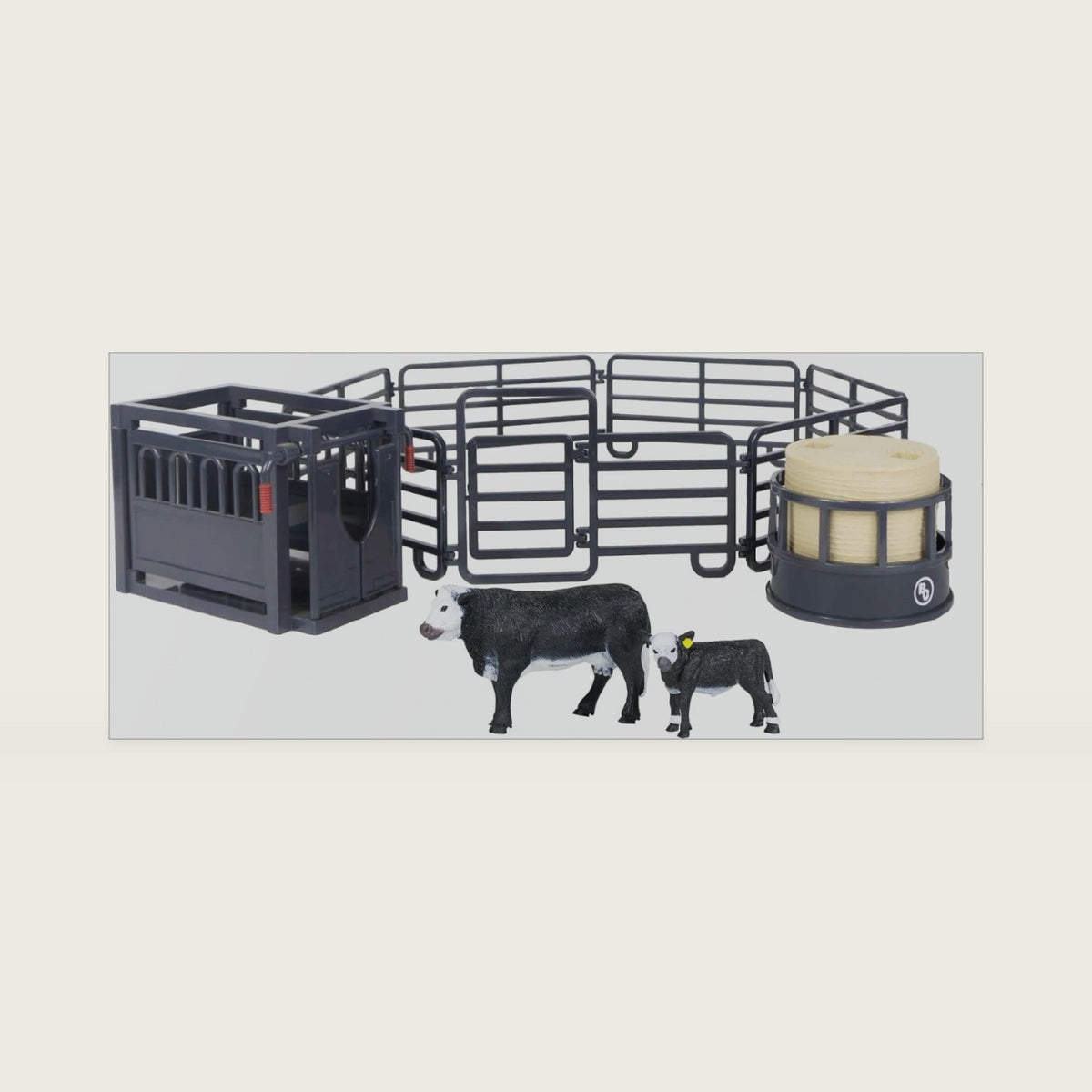 Big Country Toys 12-Piece Ranch Set - Farm Animal Toys for 3 Year Old Boys and Girls - Toy Figures & Playsets