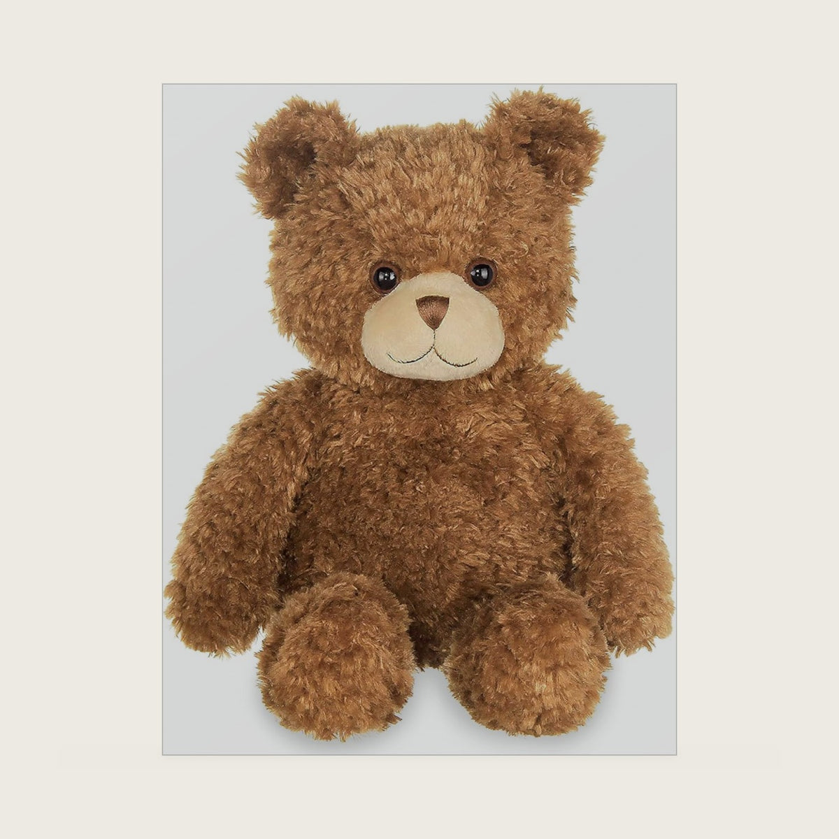 Bearington Eddie Teddy Bear Stuffed Animal - 15" Soft, Cuddly, and Classic Brown Bear Plush Toy with Floppy Body - Adorable Teddy Bears for Baby Gift for Kids, Plush Collectors, and Nursery Décor