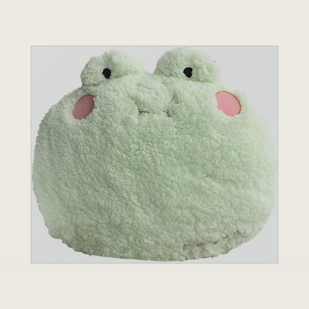 Frog Plush Pillow, Adorable Frog Stuffed Animal (15 * 14 inch), Home Cushion Decoration Plush Hugging Pillow Frog Toy Birthday Xmas Travel Gift for Kids Adults Girls Boys